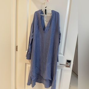 Zara Lavender Flare dress